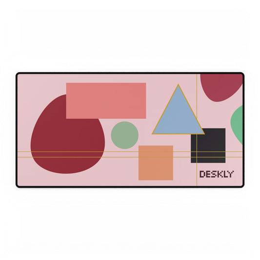 Geometrical Shapes Desk Mat