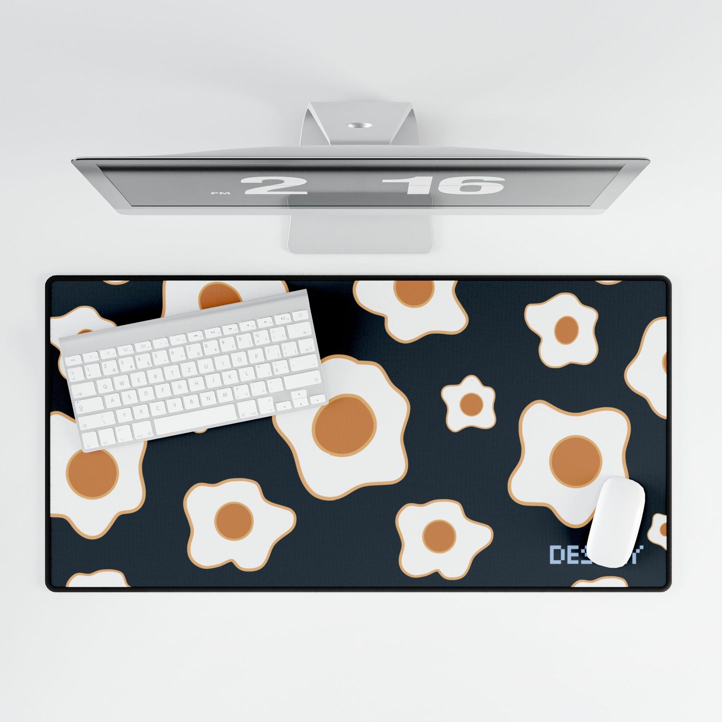 Egg Floral Desk Mat