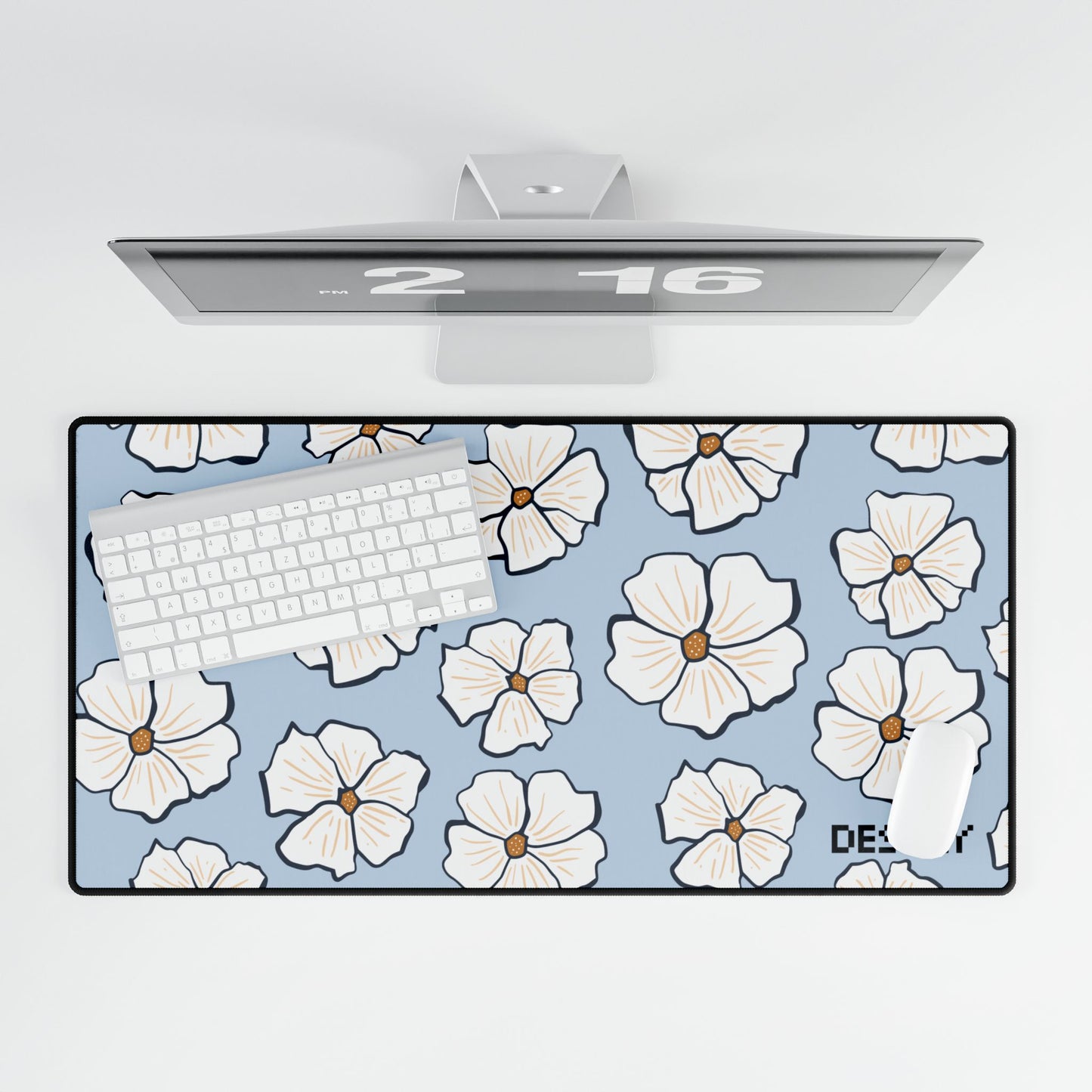 Floral Sky Desk Mat