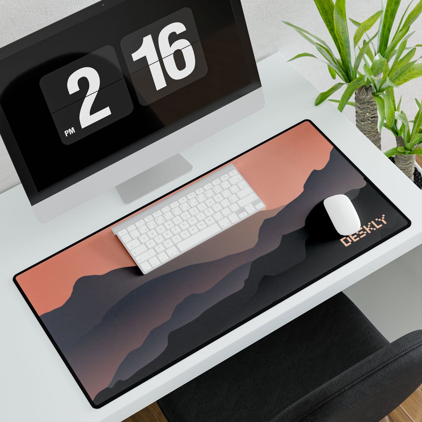 Mountains Sunrise Desk Mat