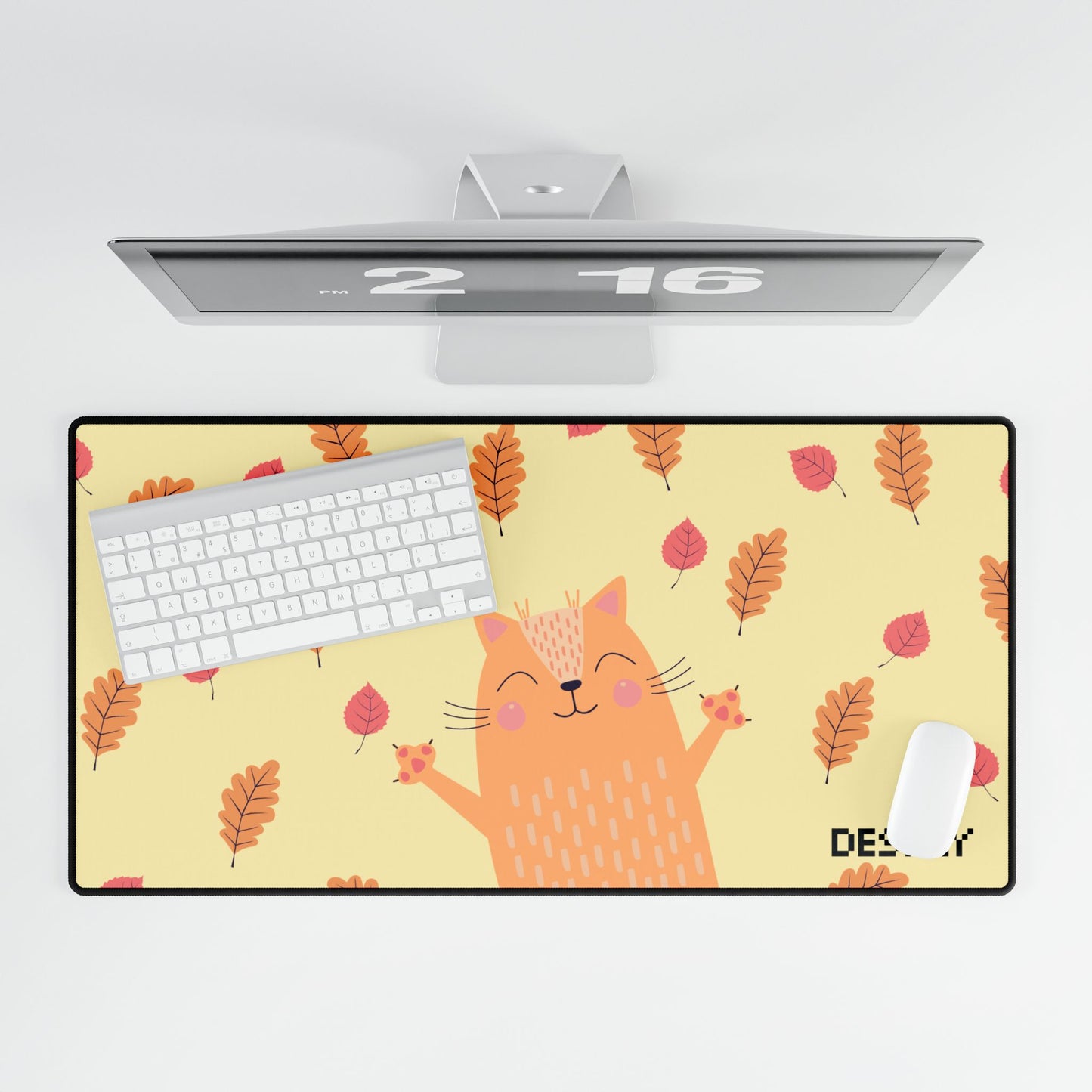 Happy Cat Desk Mat