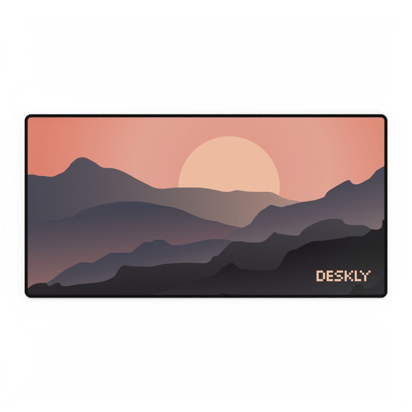 Mountains Sunrise Desk Mat