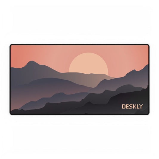 Mountains Sunrise Desk Mat