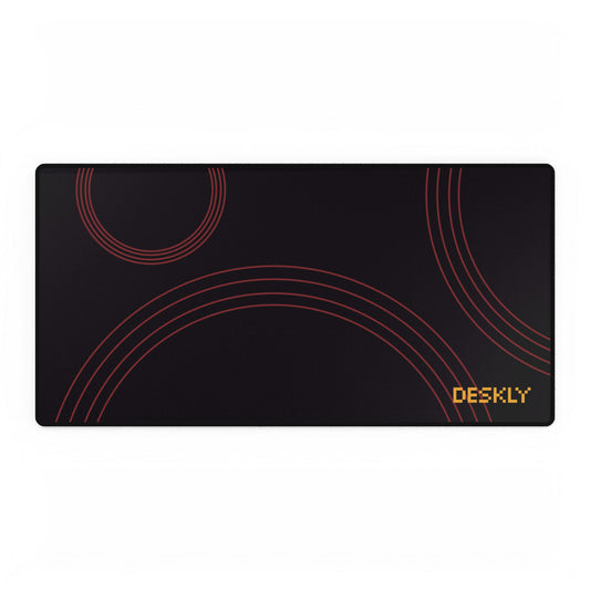 Red Lines Desk Mat