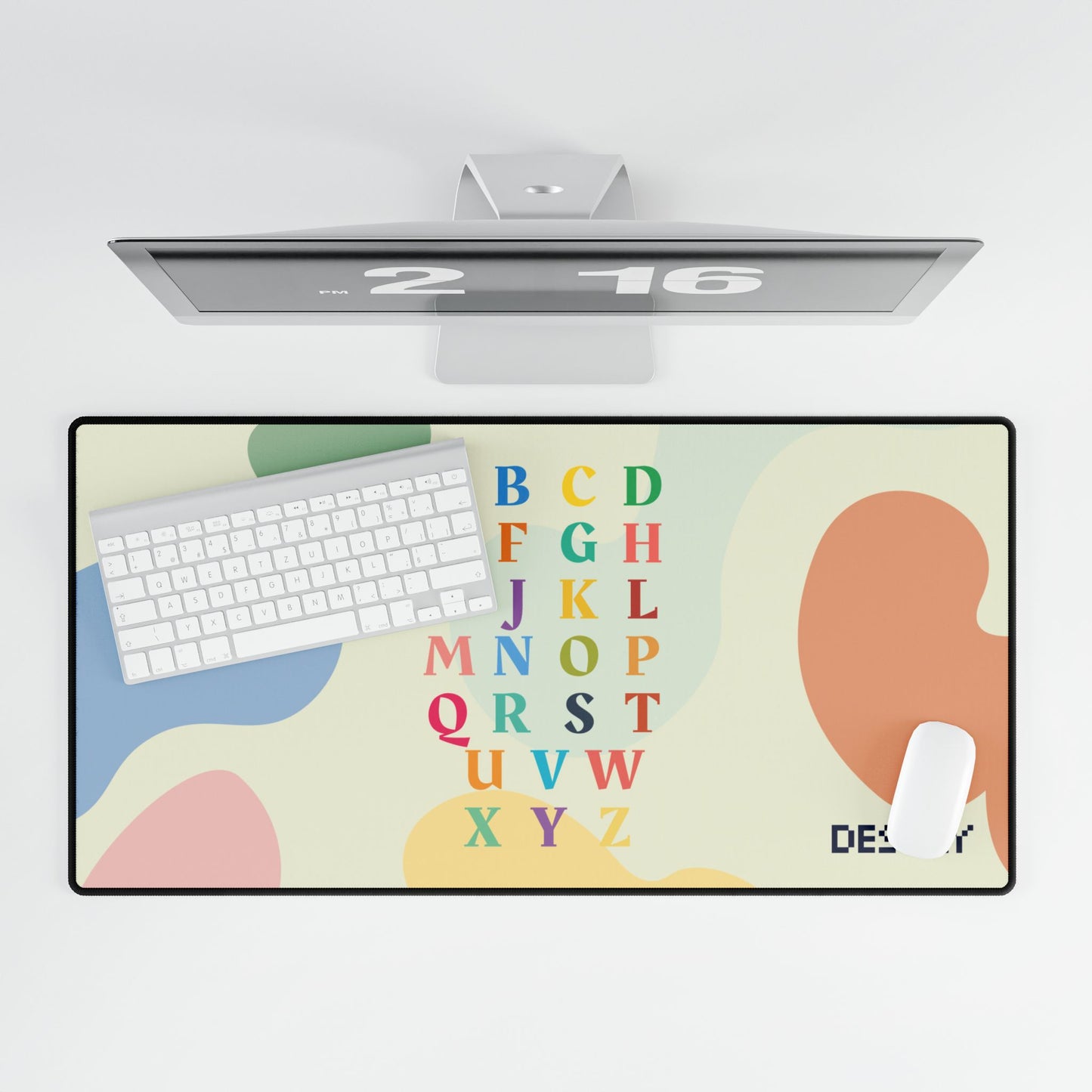 Colorful Alphabet Desk Mat