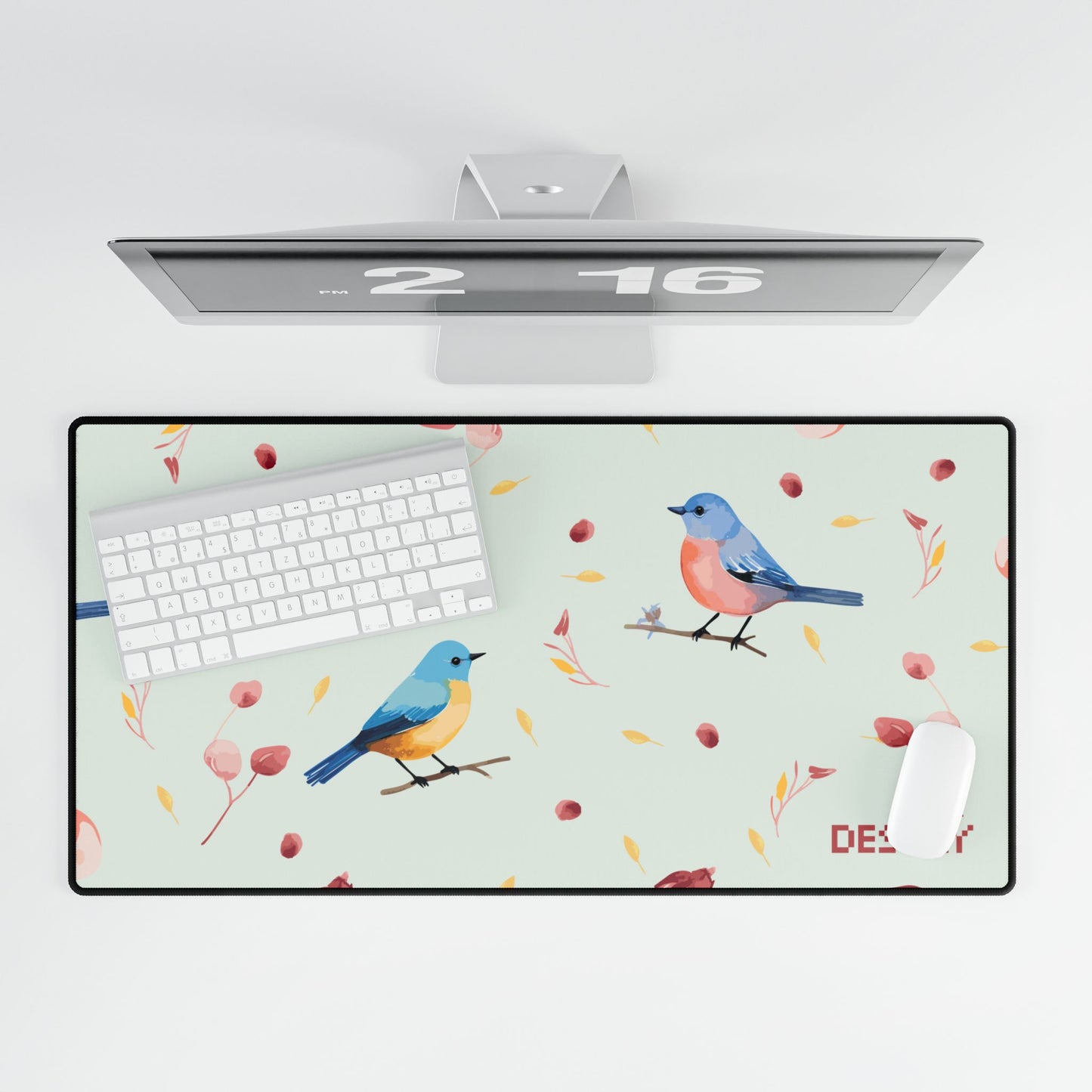 3 Birds Desk Mat