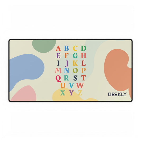 Colorful Alphabet Desk Mat