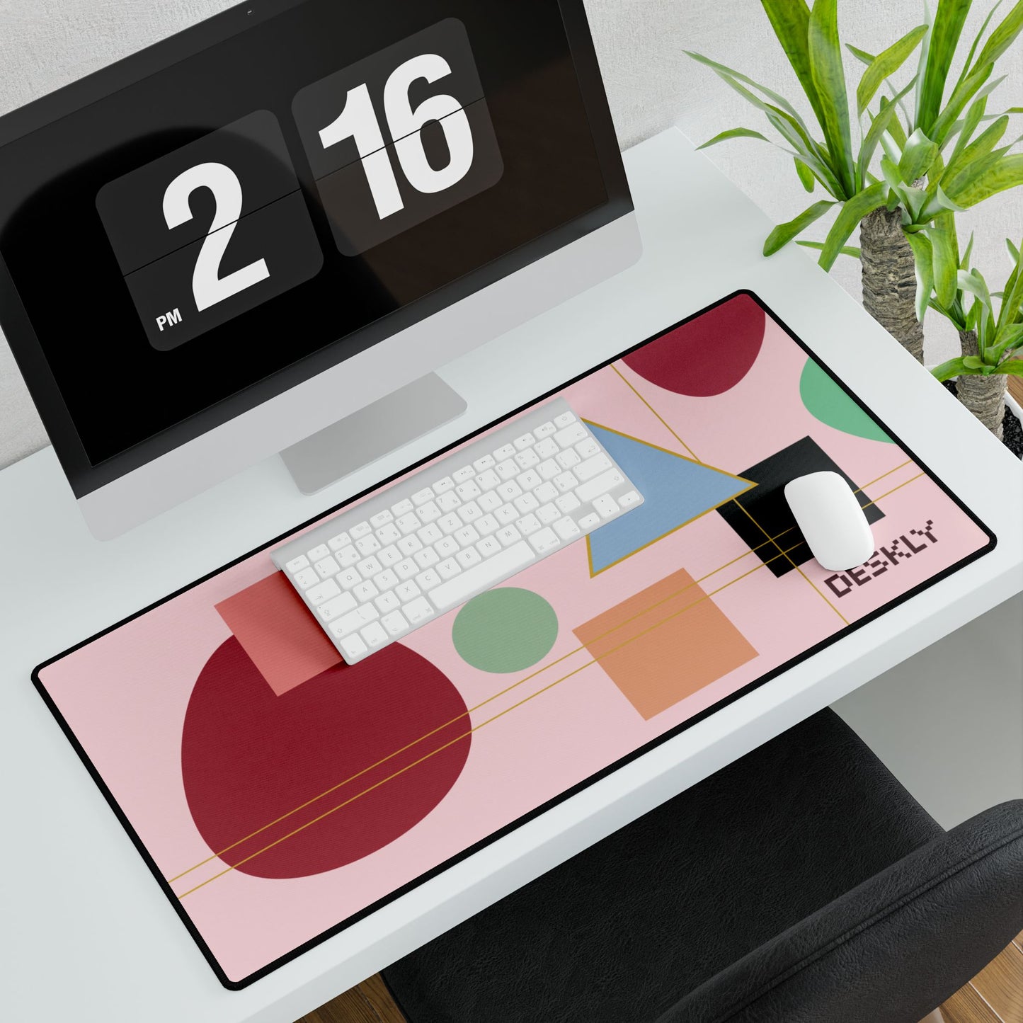 Geometrical Shapes Desk Mat